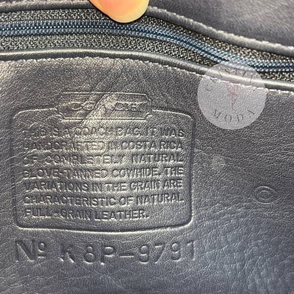 Vintage Coach Large Daypack Backpack 9791 Navy 1998 Costa Rica main image 5